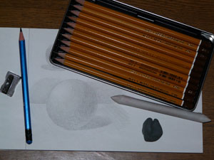 Материалы для рисования картин простым карандашом